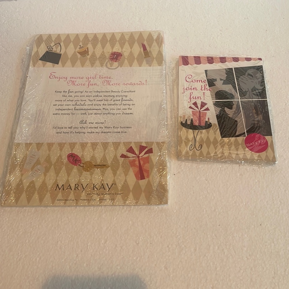 Mary Kay come join the fun postcards hostess brochures, pamphlets vintage 05 Y2K